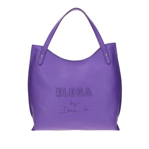 ELEGA by Dana M Shopper se dvěma držadly Autogram fialová/stříbro