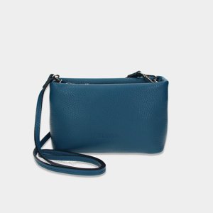 ELEGA Mini kabelka Fluffy modrá/stříbro