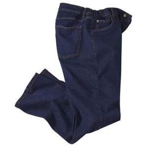 Tmavě modré strečové džíny Regular