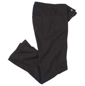 Černé strečové chino kalhoty