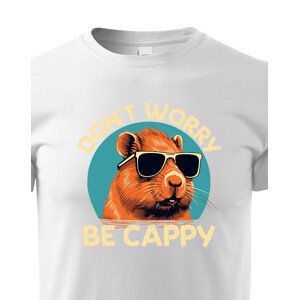 Dětské triko Don't be worry be capy - vtipné narozeninové triko