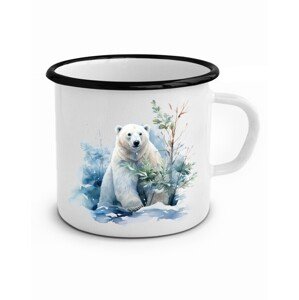 Plecháček Polární medvěd - originální plecháček pro milovníky zvířat