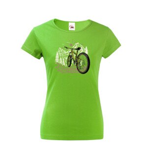 Dámské tričko Mountain bike - tričko pro milovníky cyklistiky